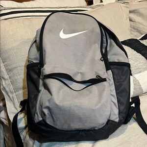 Nike Black and Gray Men's Backpack